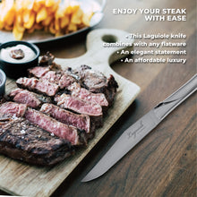 Load image into Gallery viewer, TopKnife Laguiole 6 pcs Steak Knife Set - Smooth Edge - Stainless Steel Handle - Gift Box