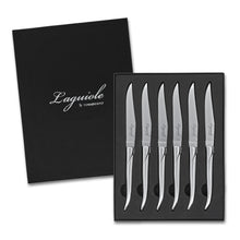 Load image into Gallery viewer, TopKnife Laguiole 6 pcs Steak Knife Set - Smooth Edge - Stainless Steel Handle - Gift Box