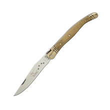 Load image into Gallery viewer, Laguiole 4-3/8" Folding Steak Knife - Olive Wood Handle