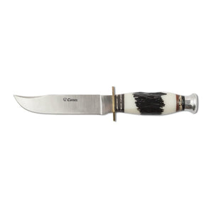 Curel 5-1/2" Hunting Knife - Synthetic Stag Horn Handle