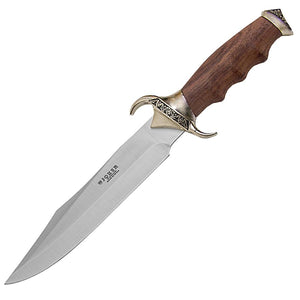 Arabian Style 7-1/2" Hunting Knife - Olive Wood Handle