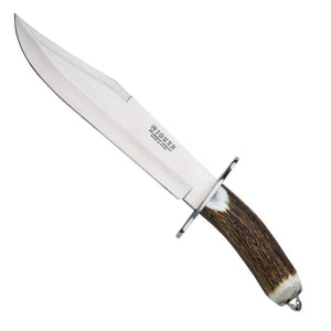 Bowie 9-7/8" Hunting Knife - Stag Horn Handle
