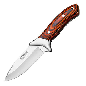 Venado 4-1/4" Hunting Knife - Red Stamina Wood Handle