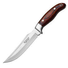 Load image into Gallery viewer, Gamo 5-1/8" Daily Use Knife - Red Stamina Wood Handle