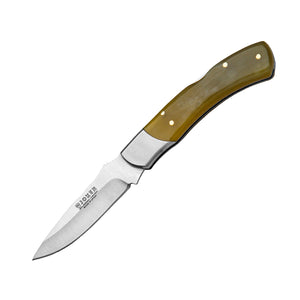 Braco 3-3/4" Everyday Carry Folding Knife - Bull Horn Handle