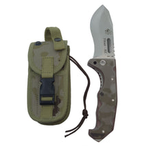 Load image into Gallery viewer, Titan XL 4-3/4&quot; Rescue Folding Knife - Arid Micarta Handle