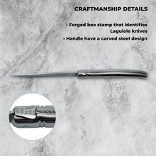 Load image into Gallery viewer, Laguiole Steak Knife Set (6) – Pine Wood Block