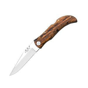 Chasseur 3-3/4" Camping Folding Knife - Bocote Wood Handle