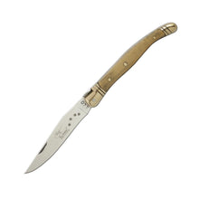 Load image into Gallery viewer, Laguiole 4-3/8&quot; Folding Steak Knife - Olive Wood Handle