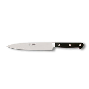 Curel 6-1/8" Forged Carving Knife -  Black POM Handle