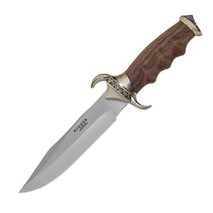 Arabian Style 6-1/4" Hunting Knife - Bubinga Wood Handle