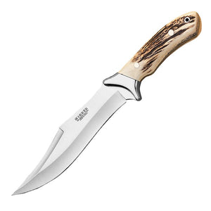 Antelope 7-5/8" Hunting Knife - Stag Horn Handle