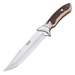 Antelope 7-3/4" Hunting Knife - Stag Horn Handle