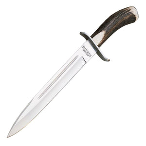 Chamois 15" Hunting Knife - Stag Horn Handle