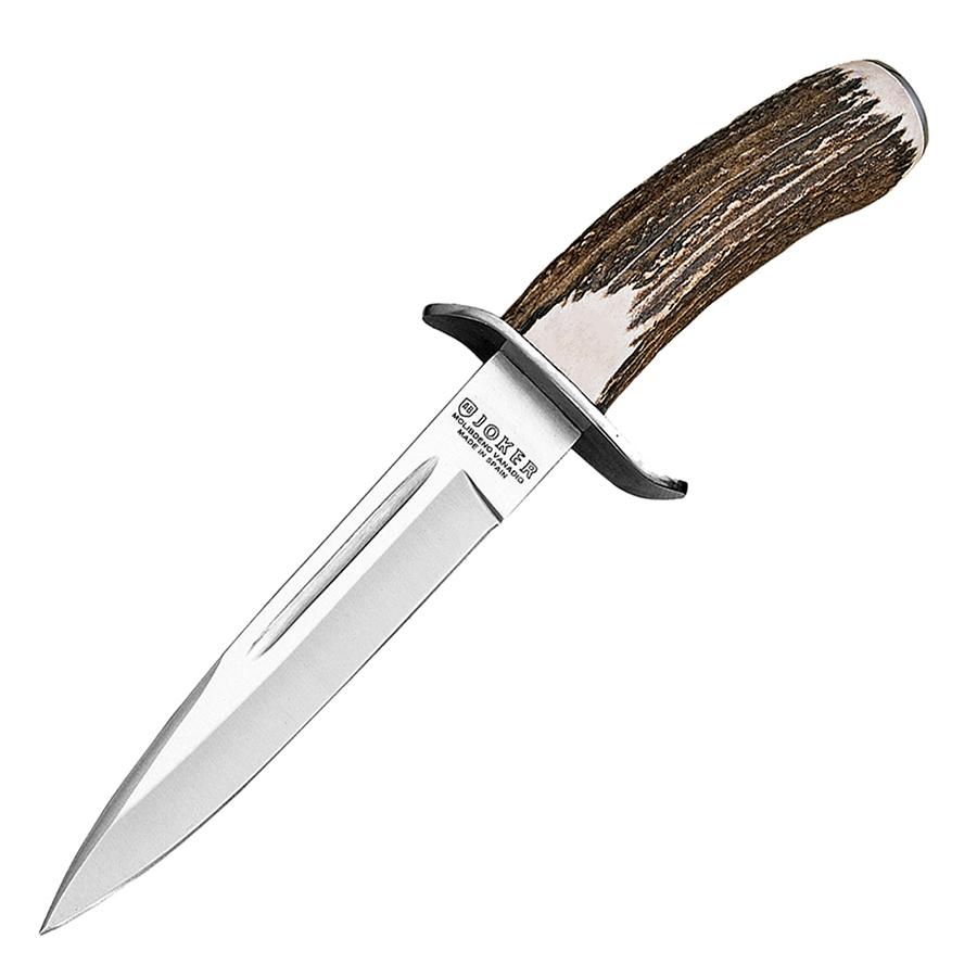 Chamois 12" Hunting Knife - Stag Horn Handle
