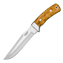 Load image into Gallery viewer, Gamo 6-1/8&quot; Camping Knife - Olive Wood Handle