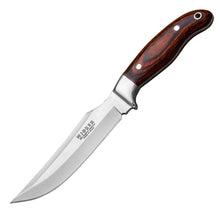 Load image into Gallery viewer, Gamo 5-1/8&quot; Daily Use Knife - Red Stamina Wood Handle