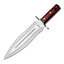 Load image into Gallery viewer, Leon 10&quot; Hunting Dagger - Red Stamina Wood Handle