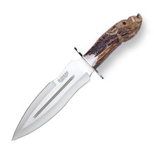 Load image into Gallery viewer, Facochero Spectacular 10-1/2&quot; Hunting Knife - Stag Horn Handle - Collector&#39;s Edition