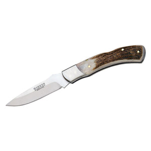 Braco 3-3/4" Folding Knife - Stag Horn Handle