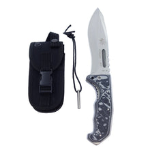 Load image into Gallery viewer, Titan XL 4-3/4&quot; Rescue Folding Knife - Black Micarta Handle