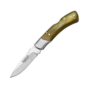 Braco 3" Everyday Carry Folding Knife - Bull Horn Handle